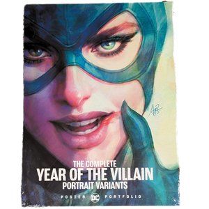 DC Comics The Complete Year‎ of the Villain Posters Book Lex Harley Quinn Batman